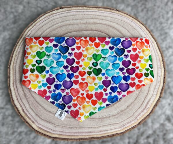 Bandana bunte Herzen – Bild 2